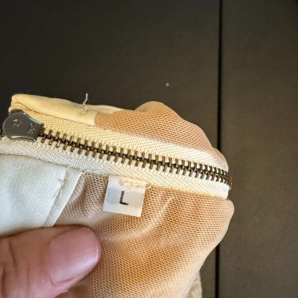 Luxxel Cream Colored Lace Naked Dress, Halter Neck, Clubbing Dress, Size Large - Picture 5 of 8